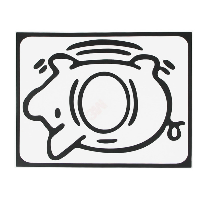 Hat Prince Creative Decal Sticker Macbook Air/Pro - Pig