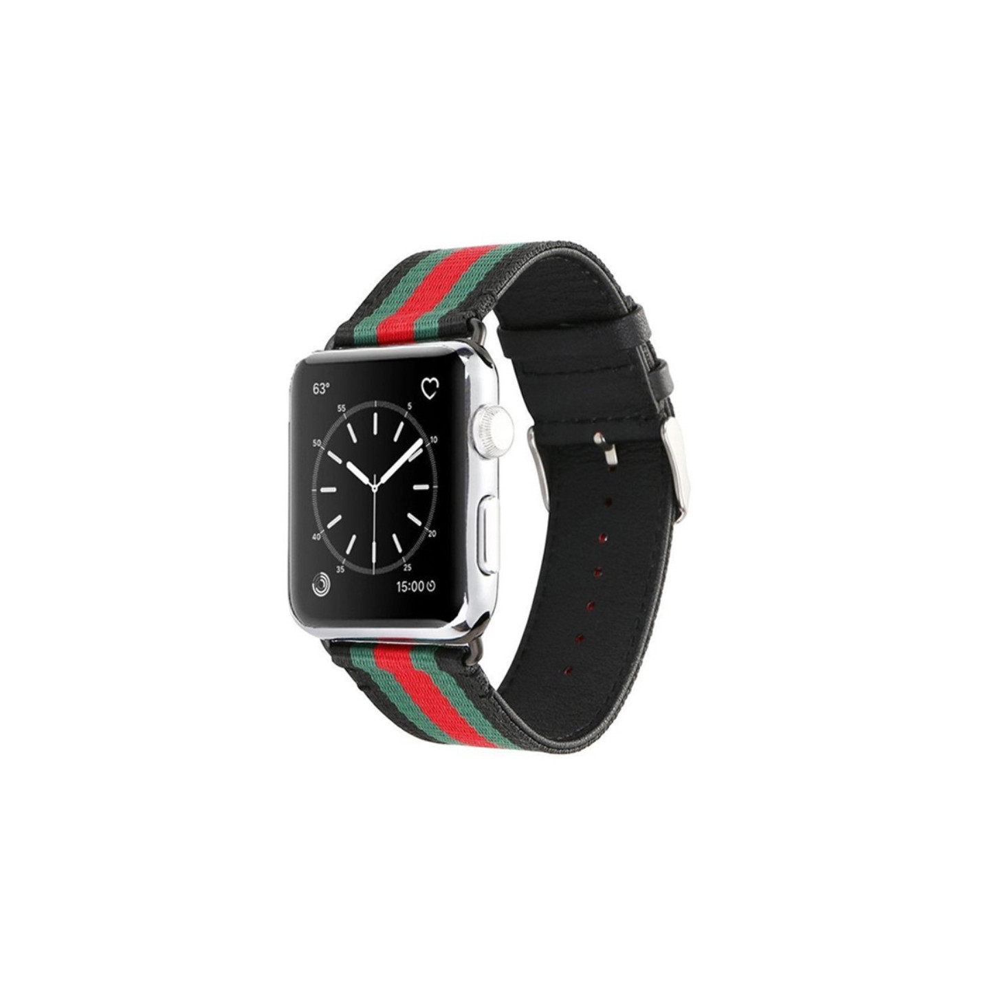 Nylon Leather Sports Watchband for Apple Watch 4 44mm