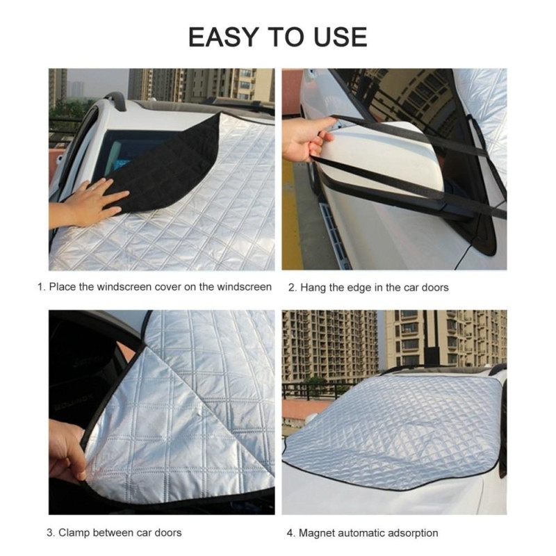 Universal Thick Cotton All Weather Car Windshield Sun protector