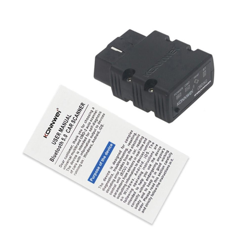 KONNWEI Bluetooth ELM327 OBD2 IOS Android Diagnostic Tool