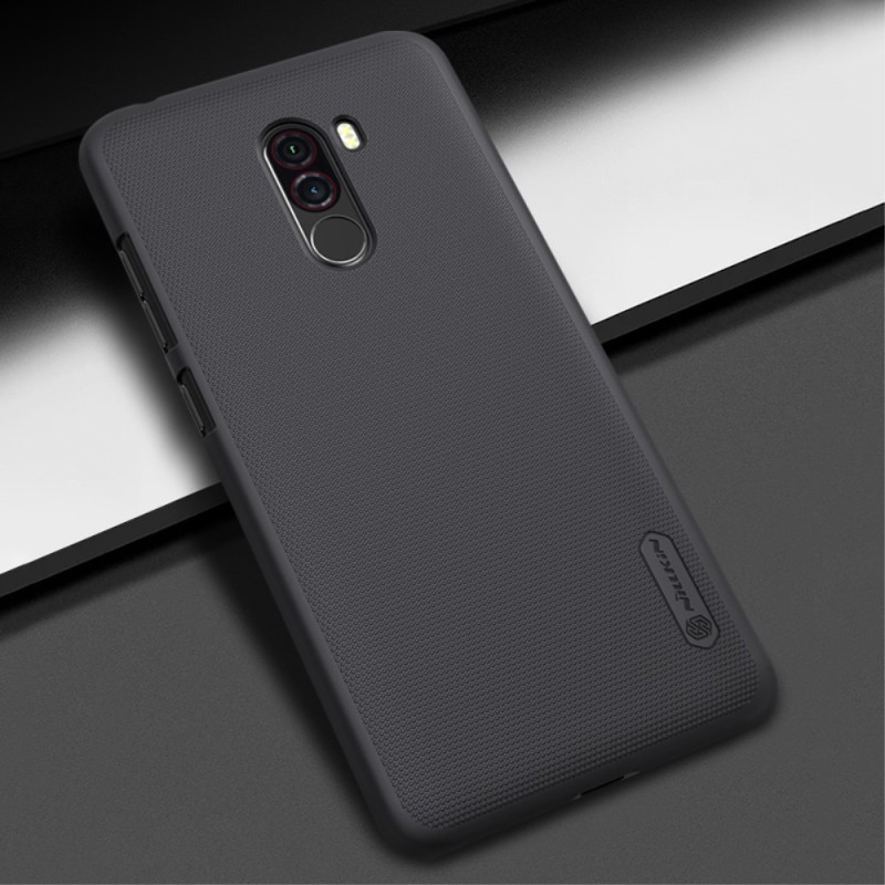 NILLKIN Super Frosted Shield Hårdt Plastiketui til Xiaomi Pocophone F1 - Sort