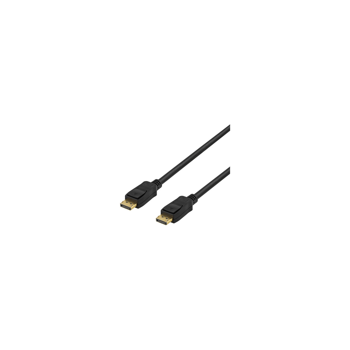 DELTACO DisplayPort - kaapeli, 5m,4K UHD, DP,1.2, Musta