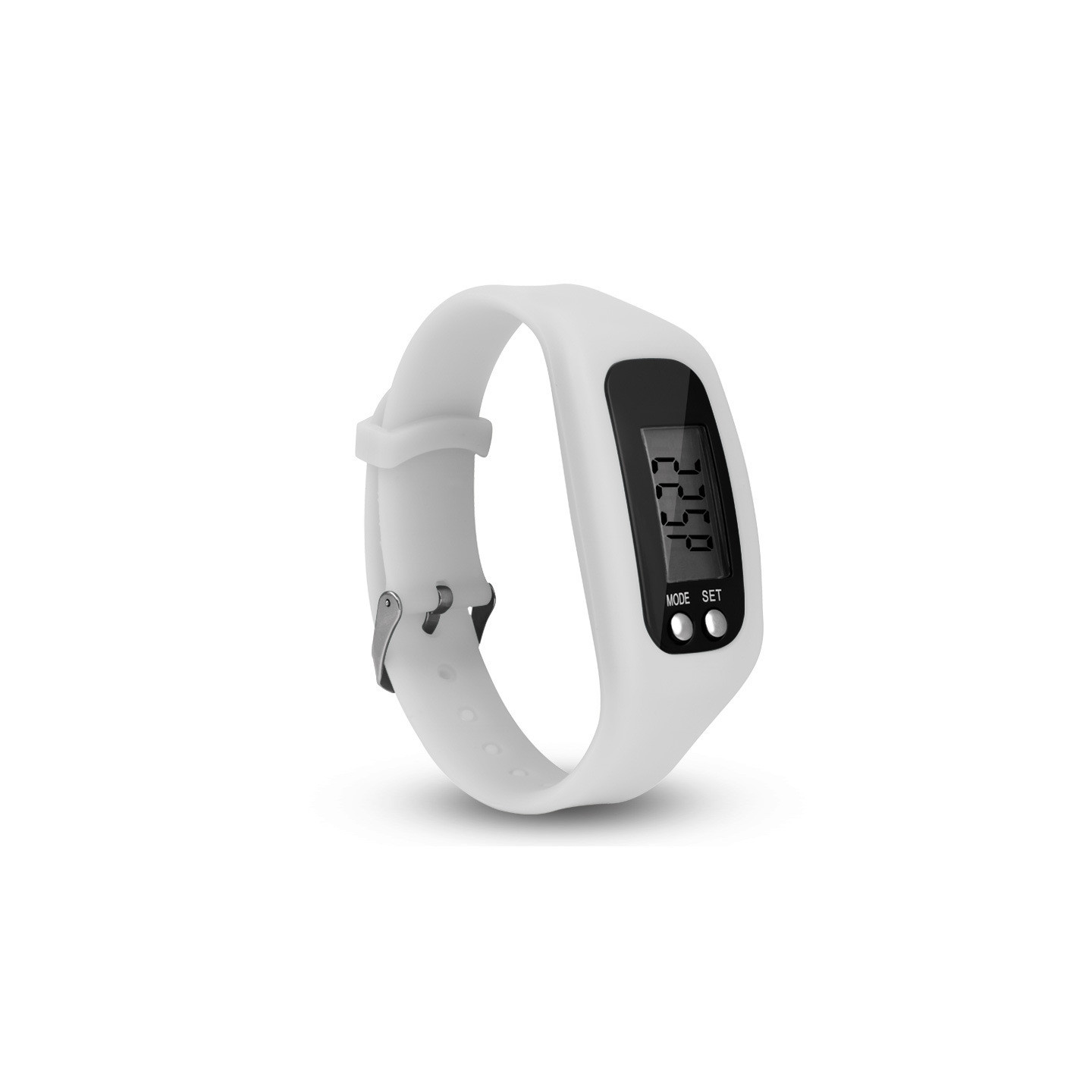 Pedometer Pedometer Klokke Modell - Hvit