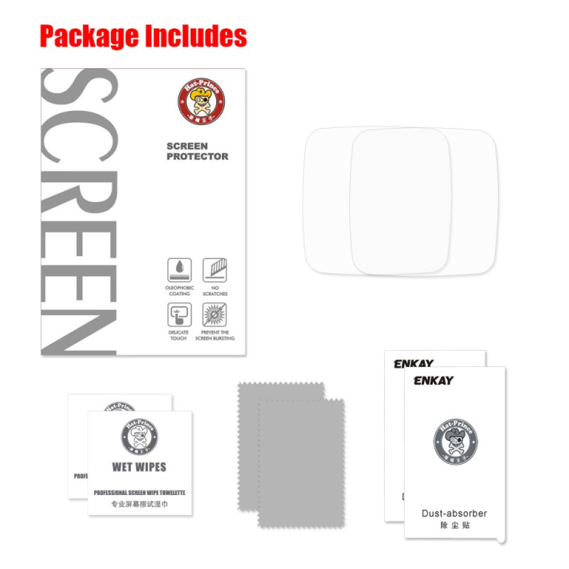 2 stk HAT PRINCE Fitbit Versa herdet glass 0.2mm