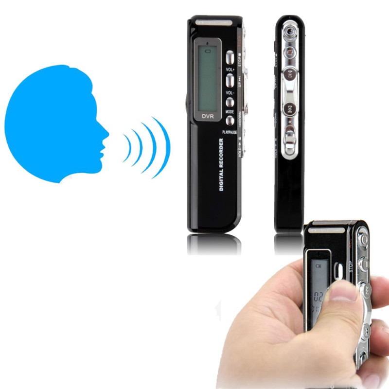 R10 8GB USB LCD Screen Digital Audio Voice Recorder Dictaphone