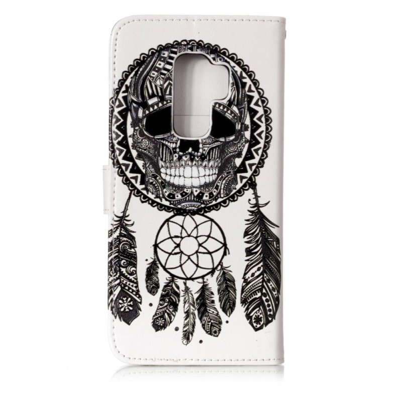 Samsung Galaxy S9 Plus Wallet Case - Skull Dream Catcher