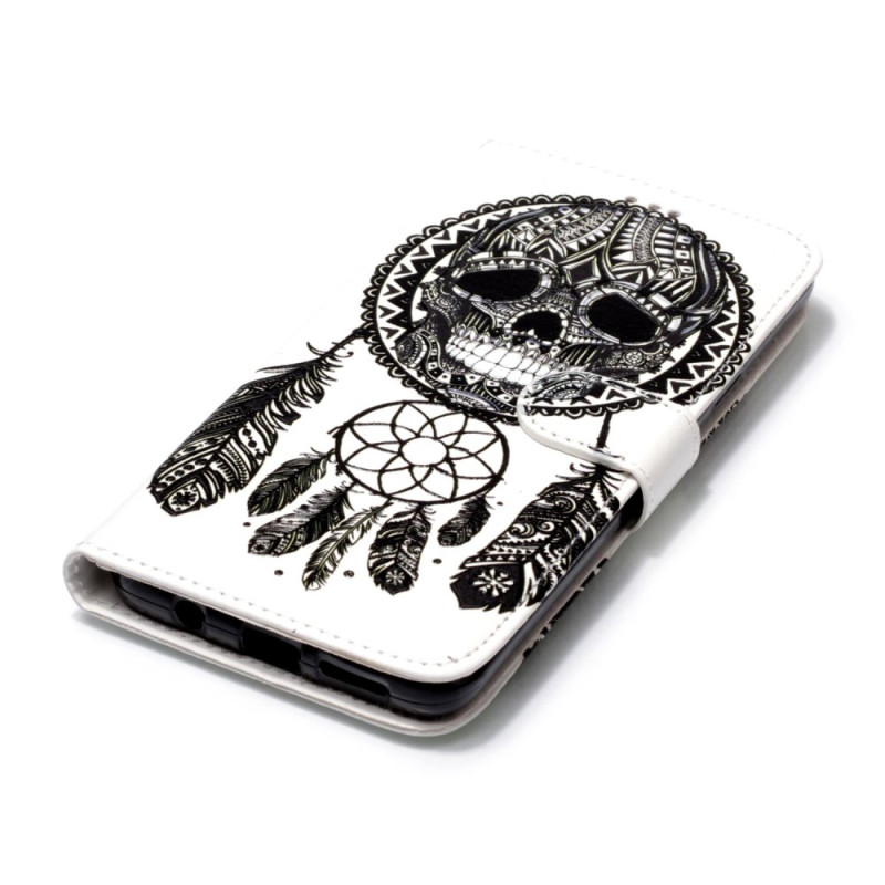 Samsung Galaxy S9 Plus Lommebok - cover - Skull Dream Catcher