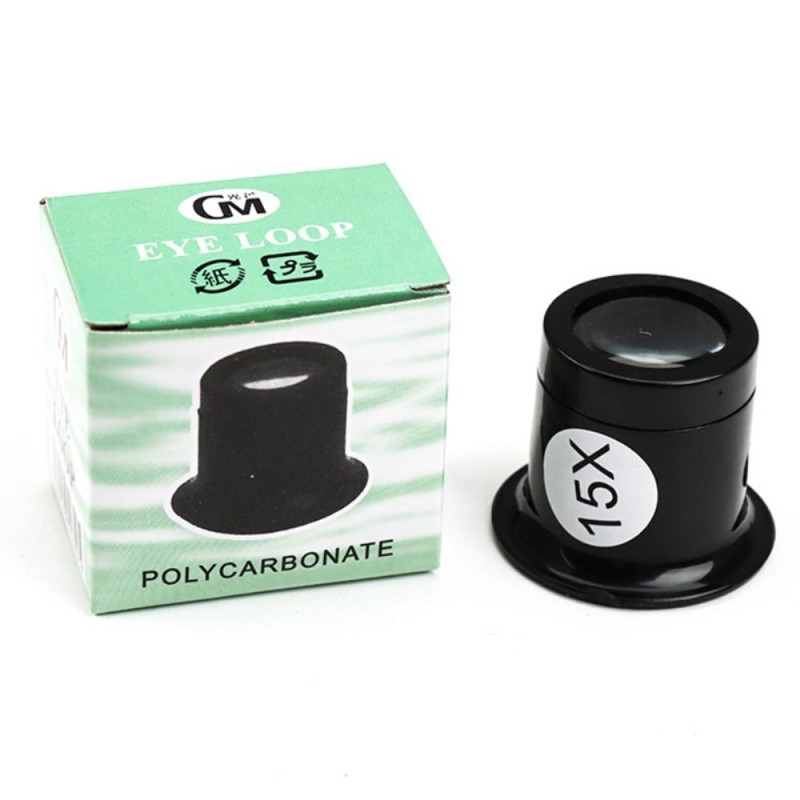 Monocular Magnifier Glass 15X Magnifier Loupe Repair Tool