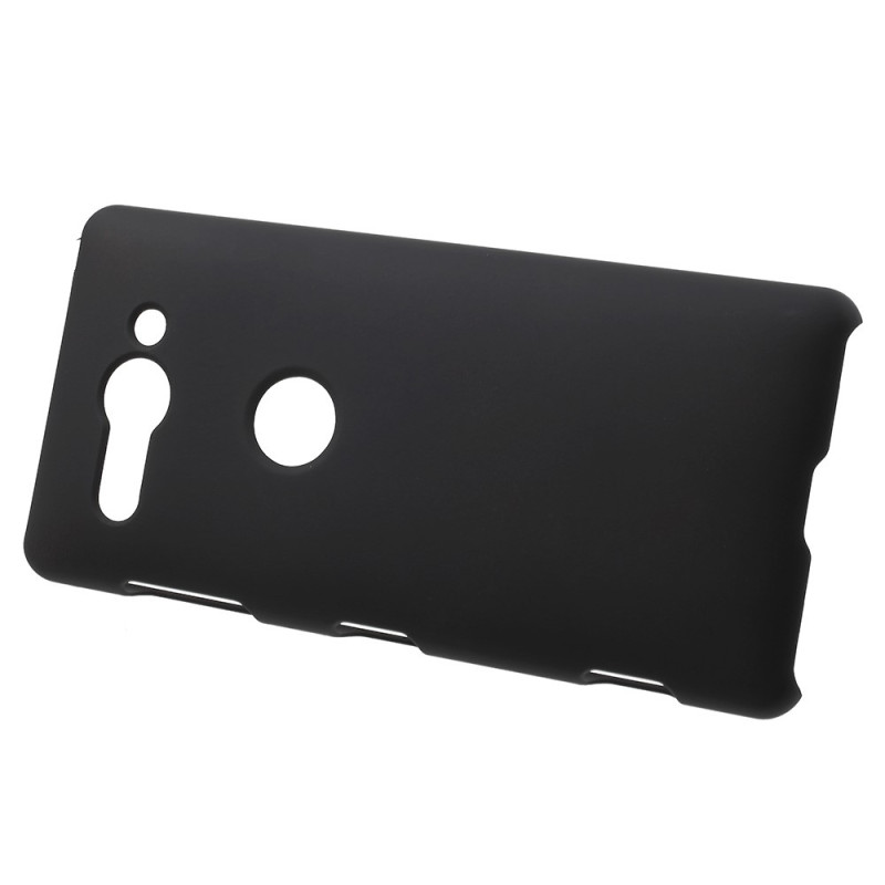 Rubberized Hard Plastic Suojakuori - Sony Xperia XZ2 Compact - Musta