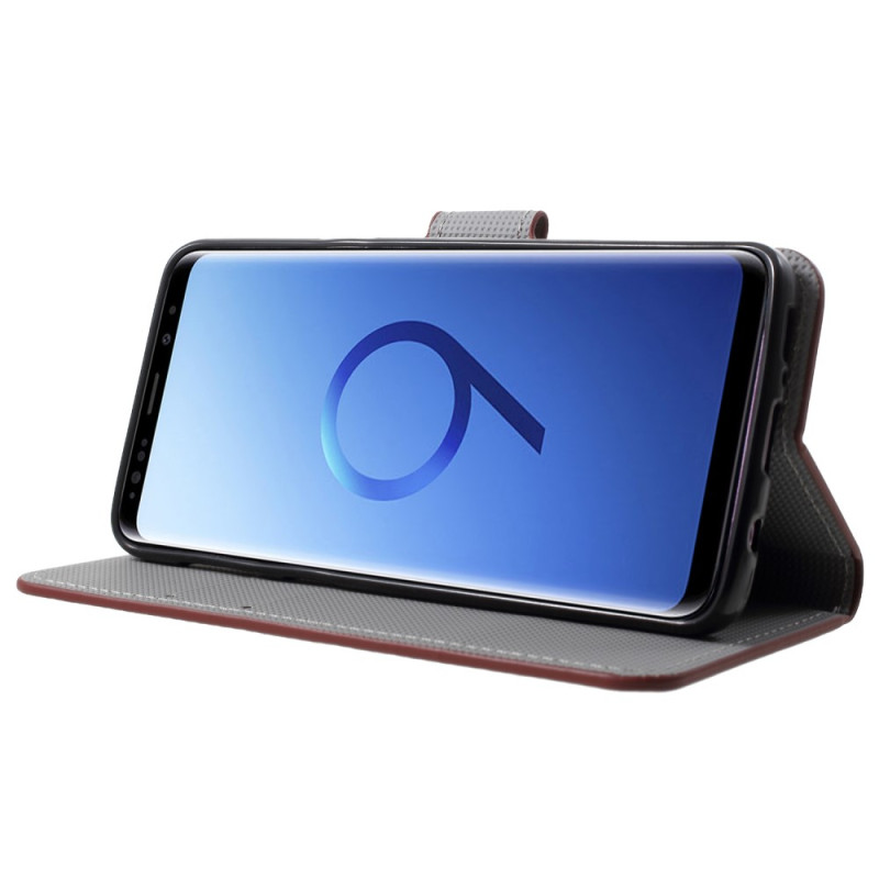 Samsung Galaxy S9 G960 Stand Kansi Suojakuori - Vintage UK Flag