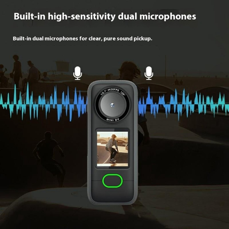 F3 1.4" Touch Screen 4K Action Camera IPX6 Waterproof Mini DV Sports Camera +32GB Card