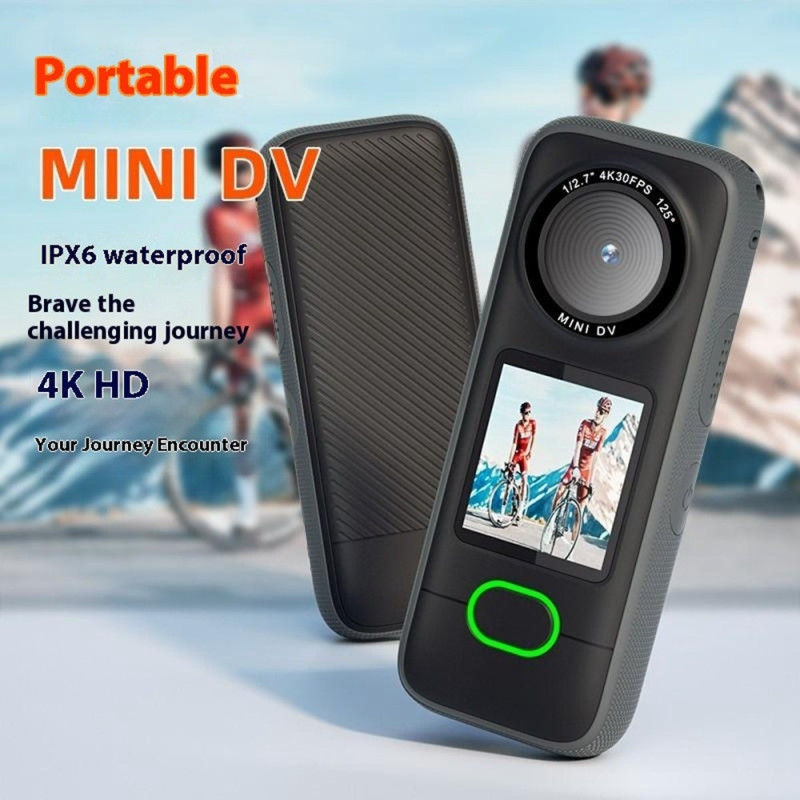 F3 1,4" berøringsskærm 4K actionkamera IPX6 vandtæt mini DV sportskamera + 32 GB kort