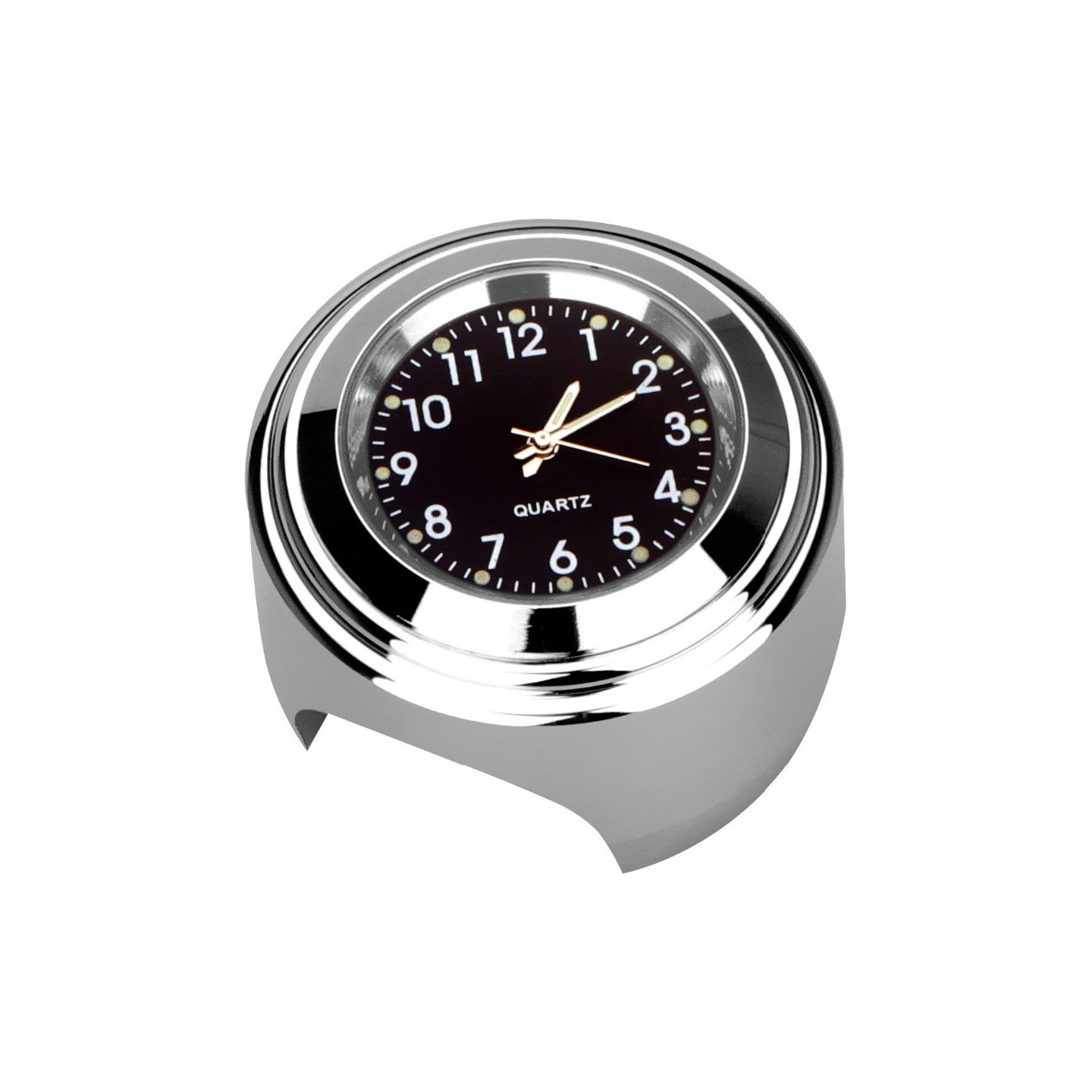 Analog klokke for motorsykkel, moped og sykkel