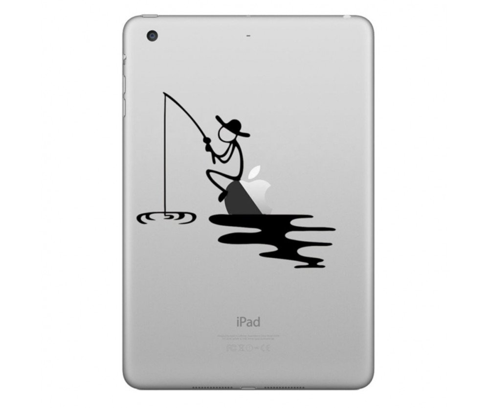 HAT PRINCE Snygg Chic Dekal Klistermärke iPad etc - Fishing