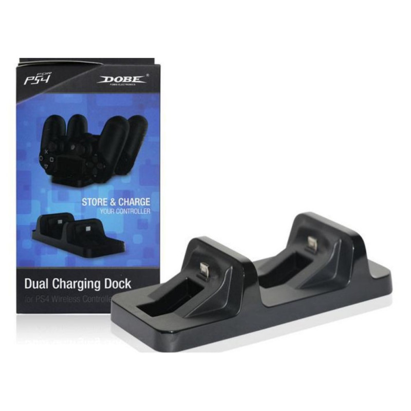 DOBE Dual Charging Dock Station - PS4 Langattomat Controllers