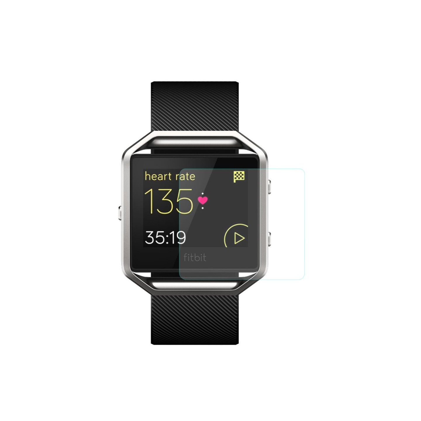 2 st HAT PRINCE Fitbit Blaze Tempered Glass 0.2mm