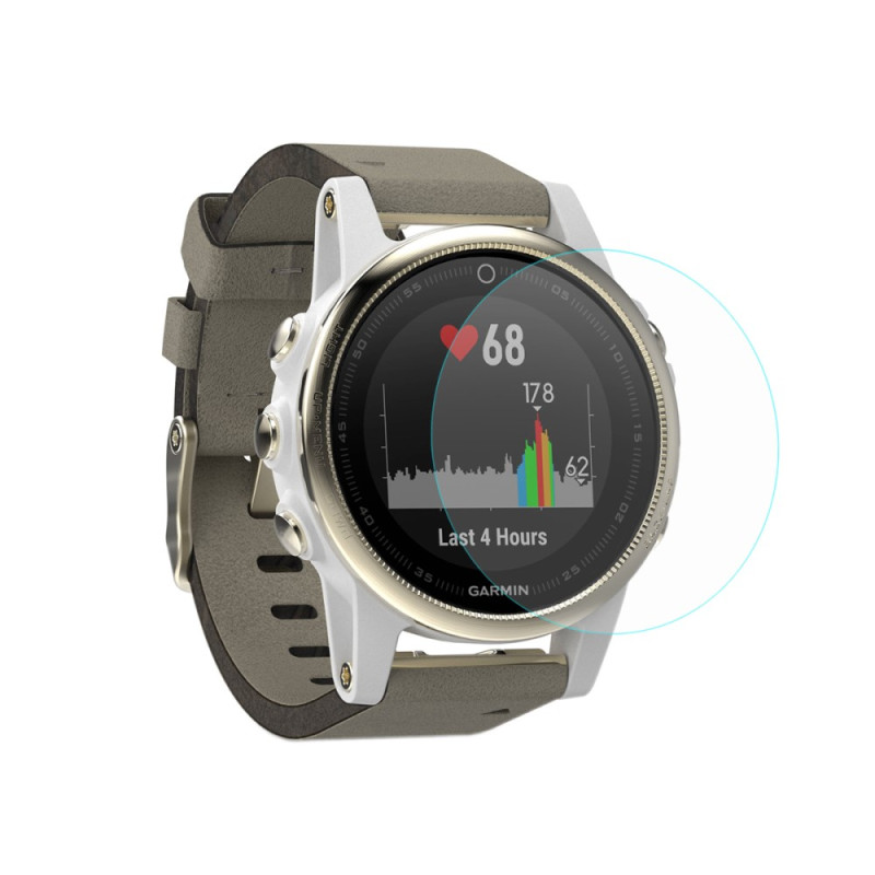 2 stk HAT PRINCE Garmin Fenix 5S hærdet glas 0.2mm