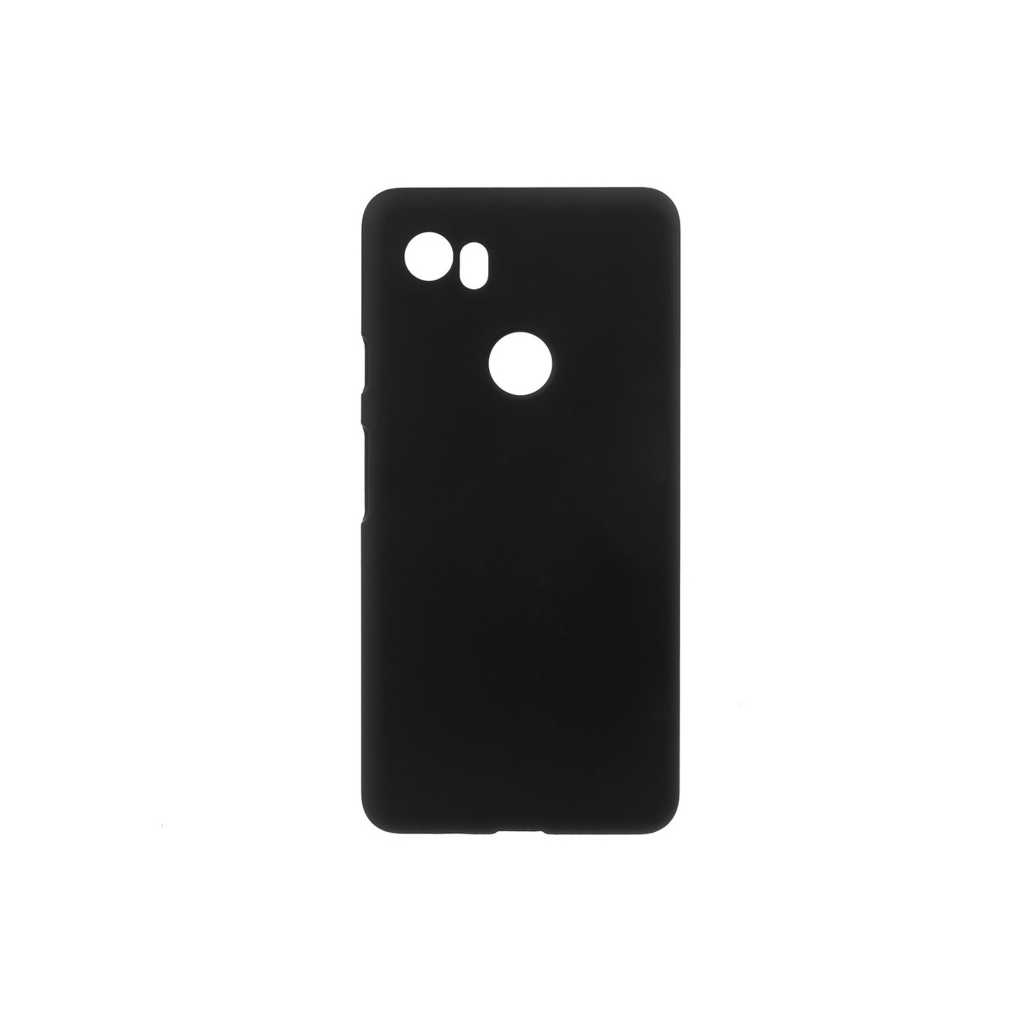 Rubberized Hard Plastic Cover for Google Pixel 2 XL - Black