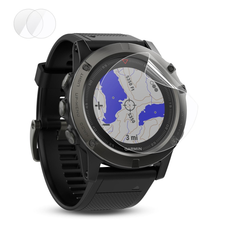 2 - pack HAT PRINCE Garmin Fenix 5X Ultratynne skærmbeskyttere