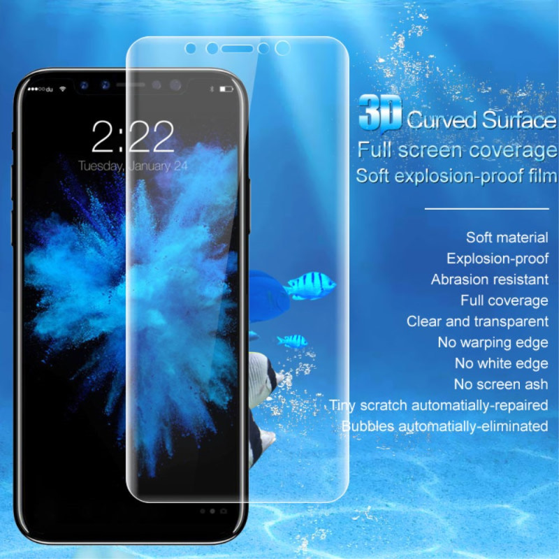 IMAK 2Pcs Full Kansiage Näytönsuoja Film - iPhone X