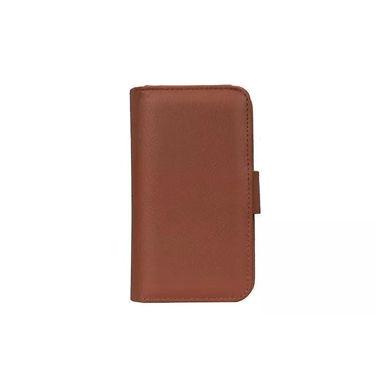 Iphone X Wallet Case More Pockets 6 pockets Brown