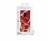 iDeal Of Sweden Samsung Galaxy S9 - SCARLET RED MARBLE