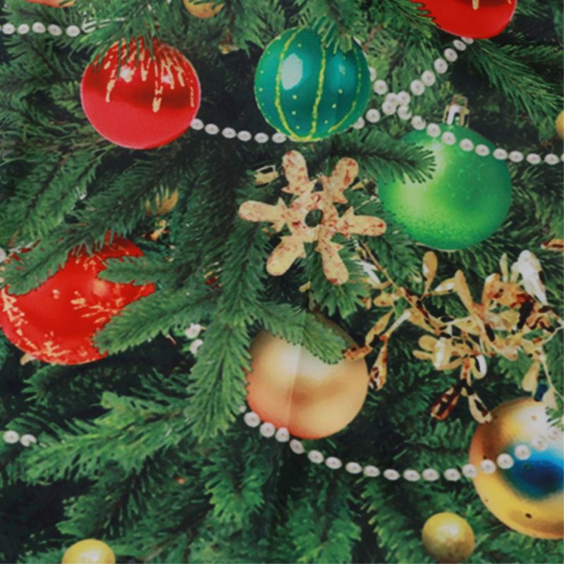 Badeværelsesbruseforhæng Shower Curtain Christmas - Juletræ