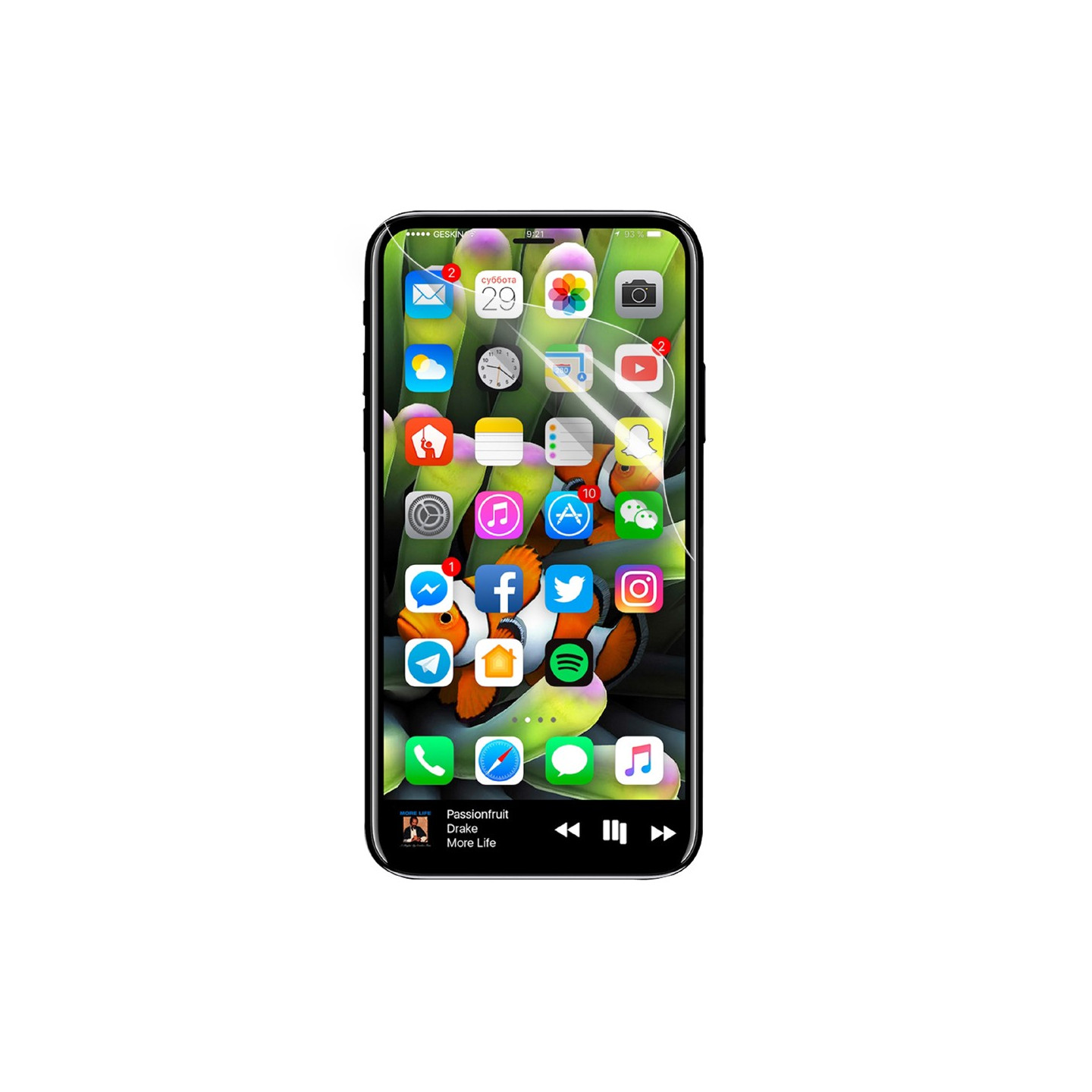 Fullskjermbeskytter iPhone X