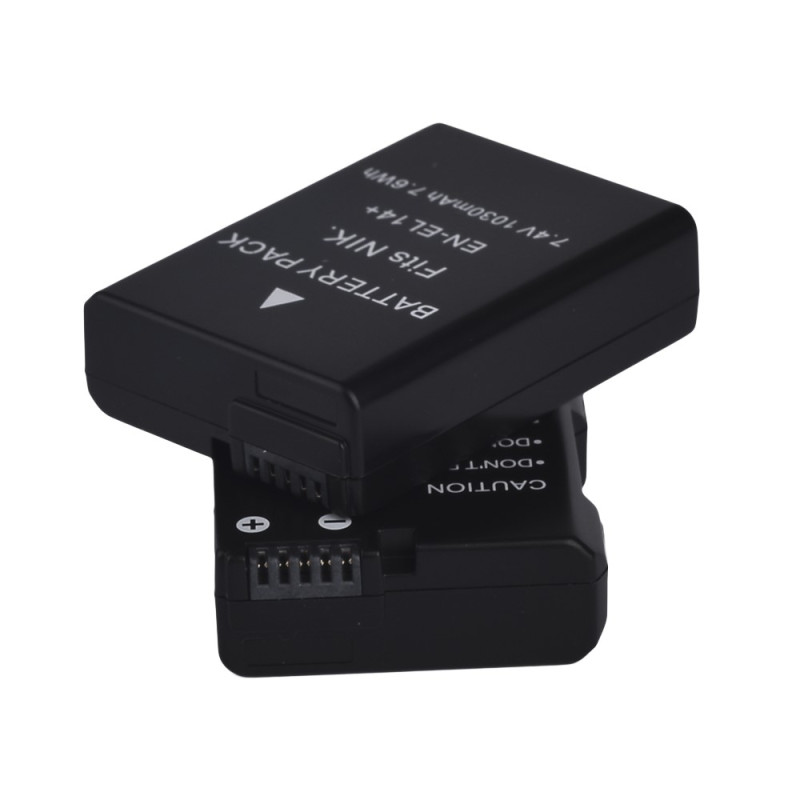 EN - EL14 Batteri til Nikon D3100 D5100 Coolpix P7000 P7800 Etc