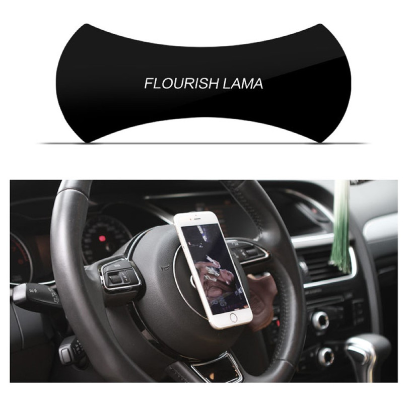 Flourish Lama mobiltelefonholder festet overalt Flat klebrig silikonoverflate