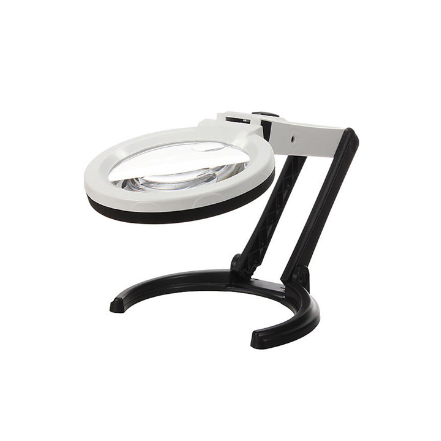Foldable Desk - type Handheld 10 LED Lighted Lamp Magnifier