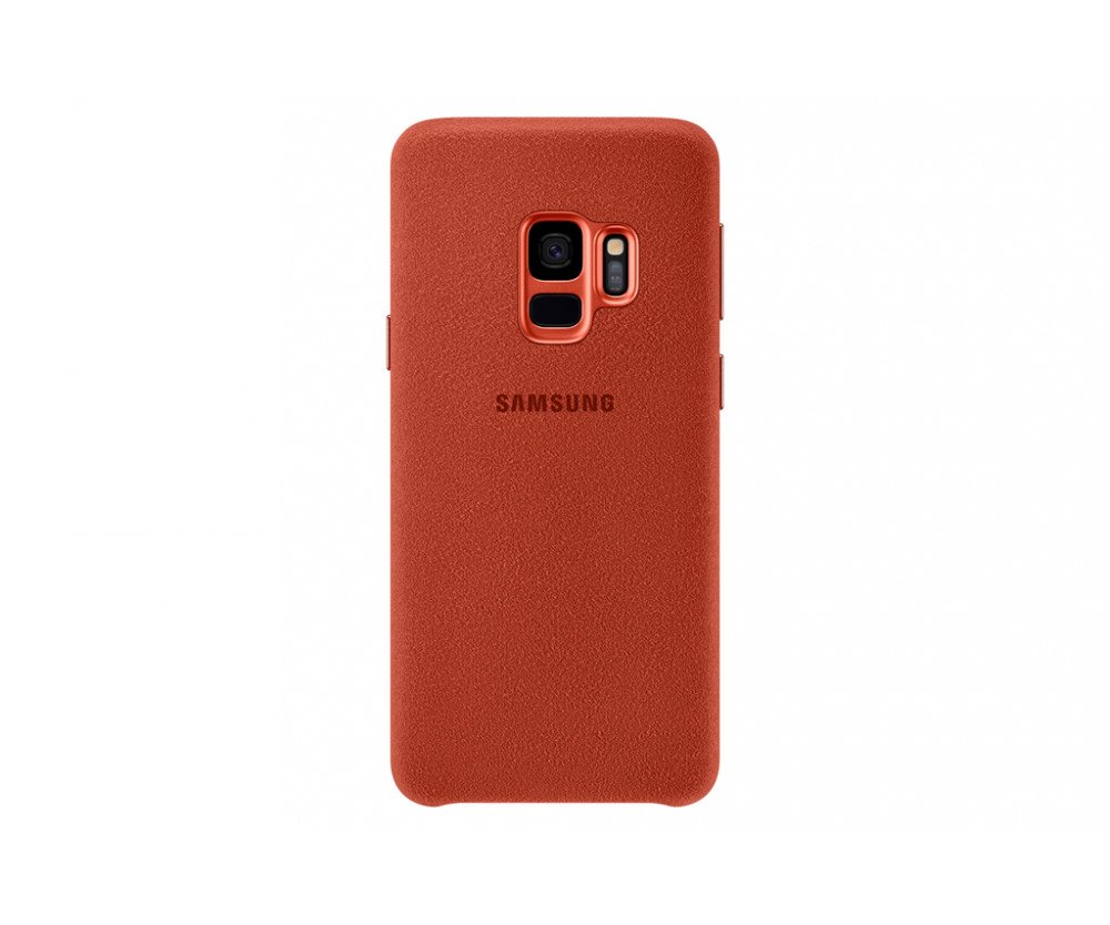 Samsung Galaxy S9 Alcantara Cover - Röd