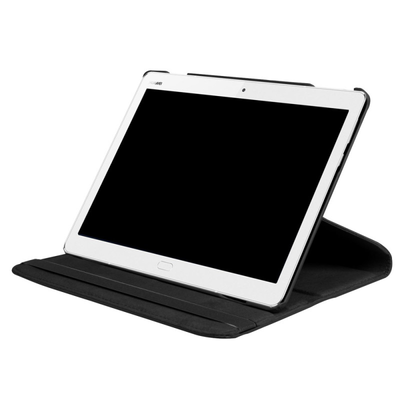 Stand Tablet - Taske med Elastikbånd til Huawei MediaPad M3 Lite 10 - Sort