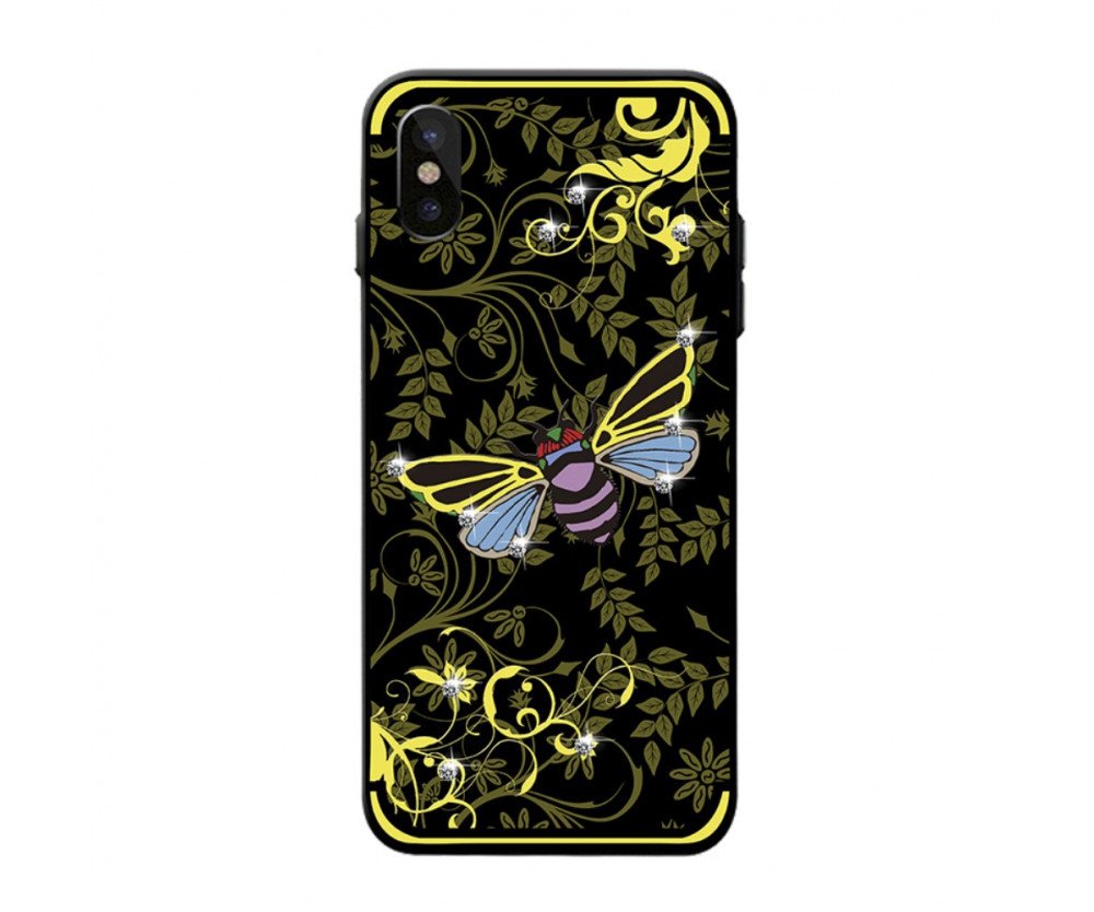 NXE iPhone X / XS TPU-Skal - Yellow Bee