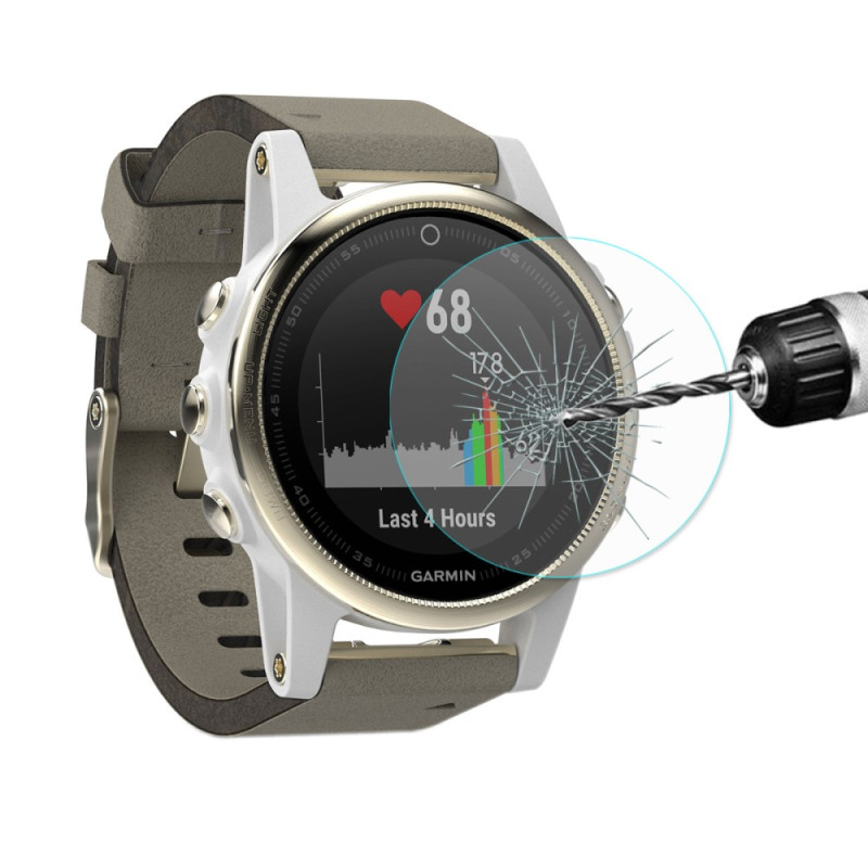 HAT PRINCE Garmin Fenix 5S Hærdet Glass 0.2mm