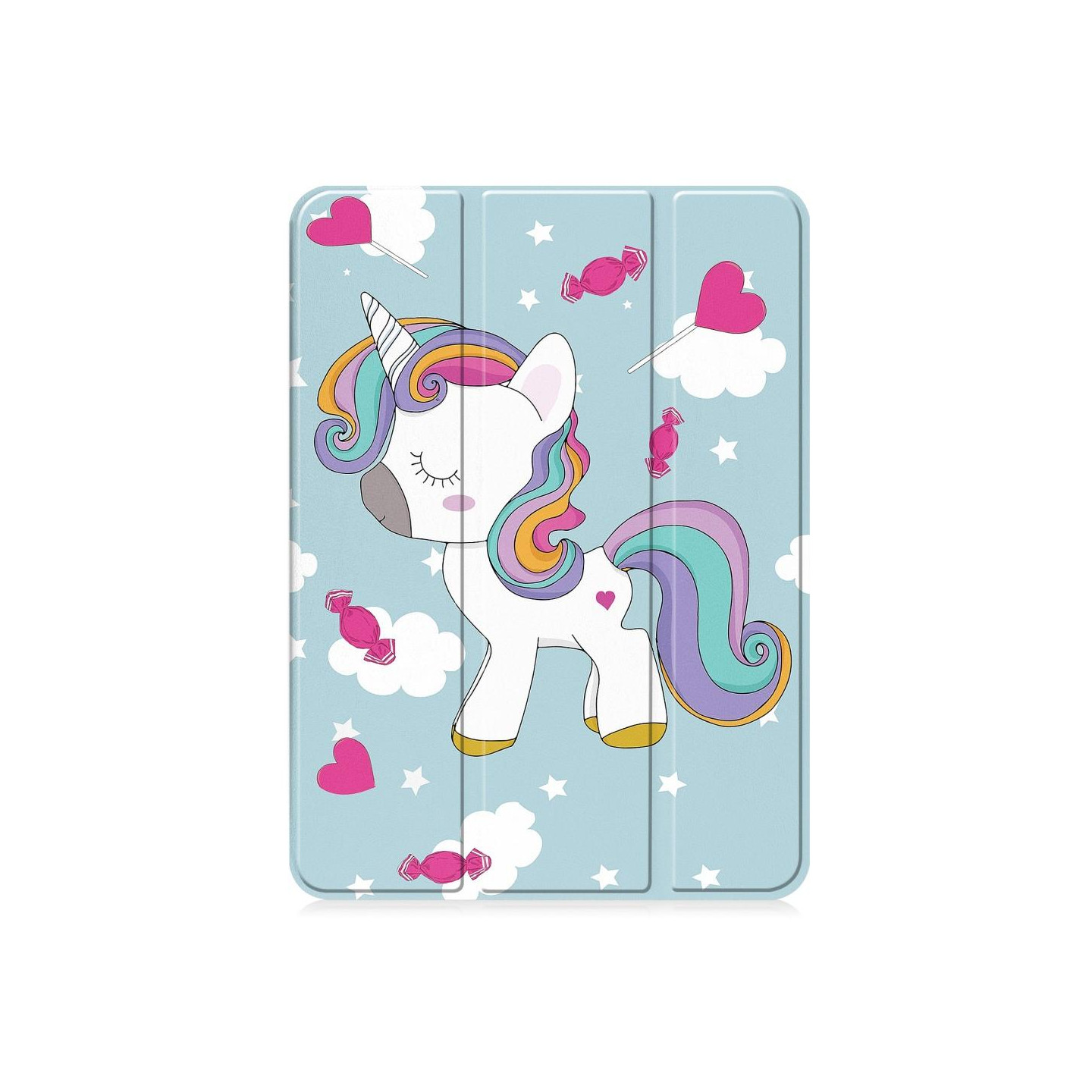 For OnePlus Pad Trifold Stand Tablet Cover Case - Horse