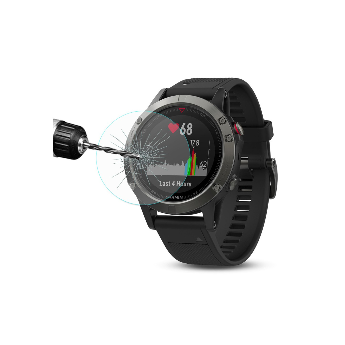 0.3mm Tempered Glass Screen Protector for Garmin Fenix 5