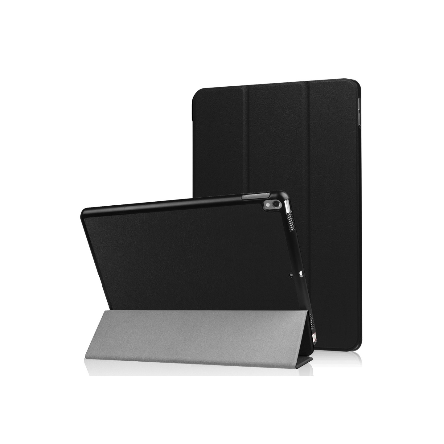 iPad Pro 10.5/Air 10.5 (2019) Kolminkertainen jalustan suojakotelo - musta