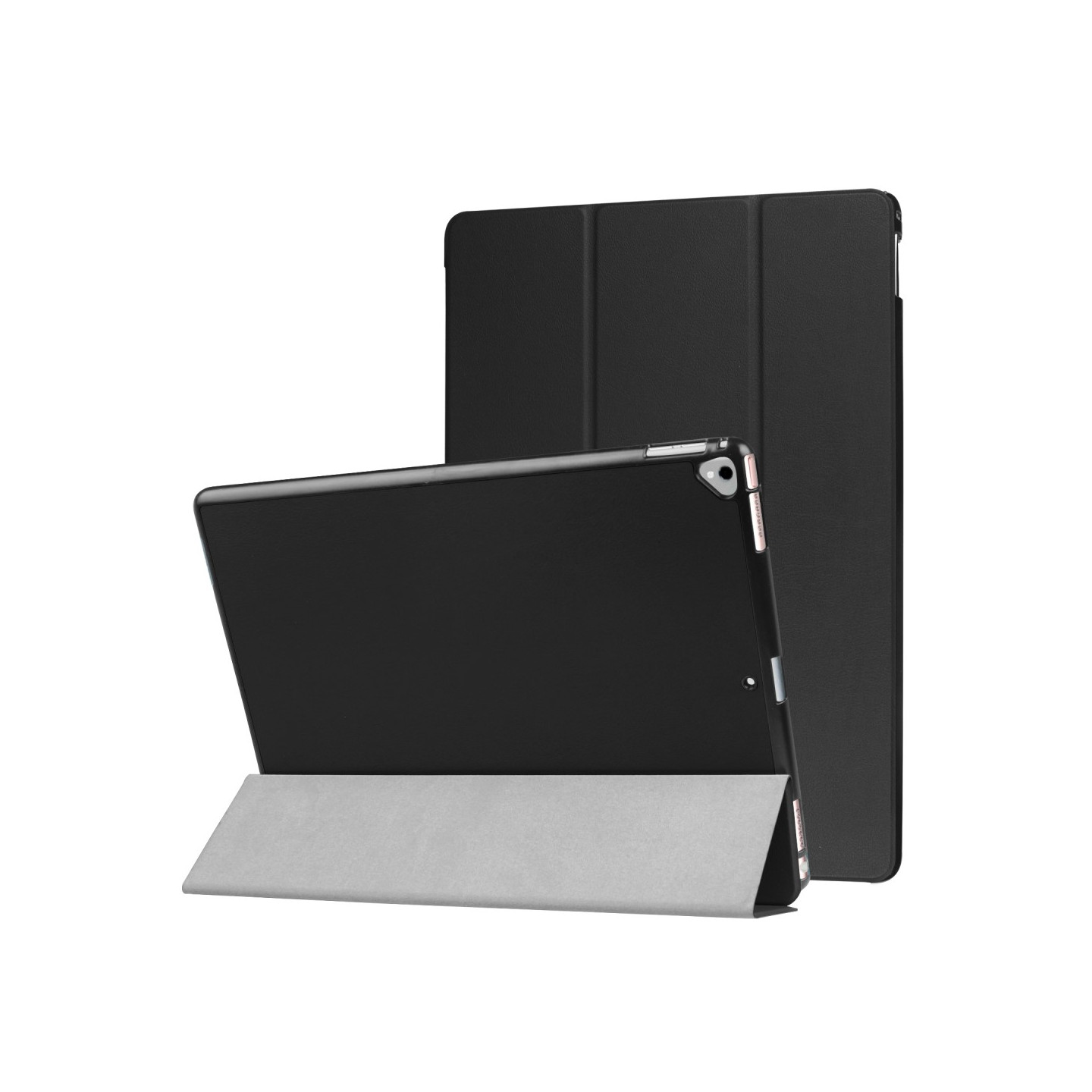 iPad Pro 12.9" (2017) Trifoldet Stand Smart Tablet - etui Cover - Sort