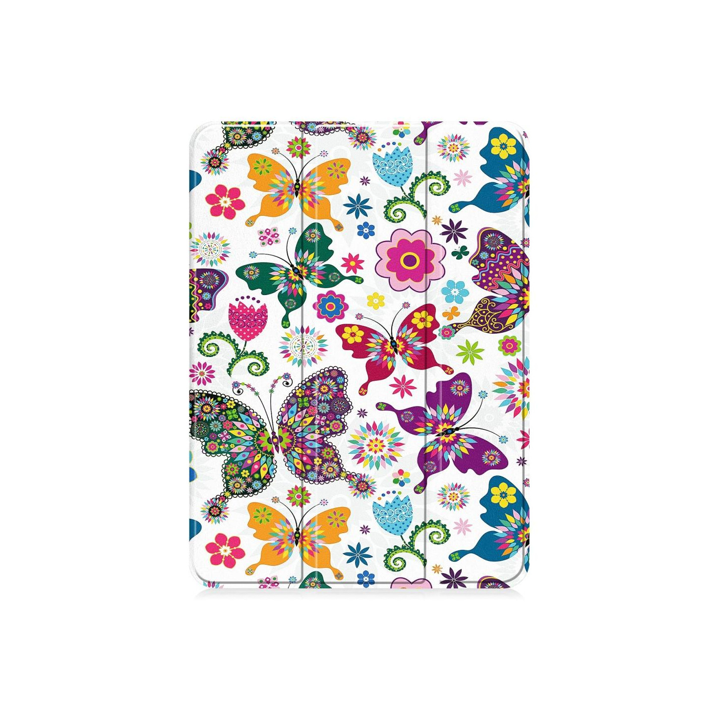 For OnePlus Pad Trifold Stand Tablet Cover Case - Butterflies