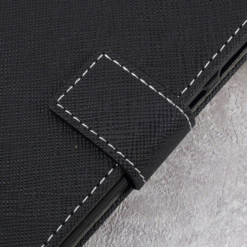 Cross Texture Lompakkokotelo - Asus Zenfone Live ZB501KL