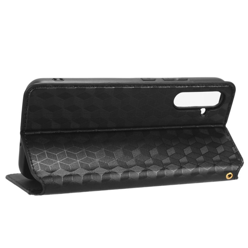 Rhombus Wallet Case for Samsung Galaxy A34 5G - Black