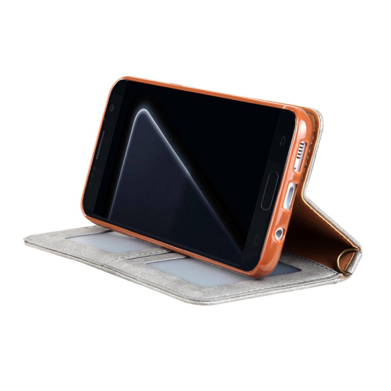 CMAI2 Litchi plånbokscase Samsung Galaxy S8 - Gray