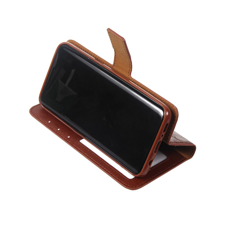 Samsung Galaxy S8 - 2 i 1 plånbokscase / Skal - Brown
