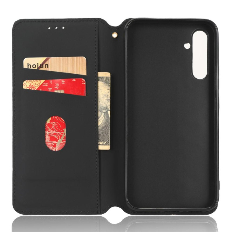 Rhombus Wallet Case for Samsung Galaxy A34 5G - Black