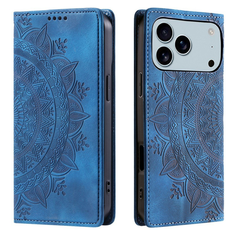 Case for iPhone 17 Pro Max with Magnetic Closure Pattern Imprinted