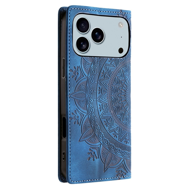 Case for iPhone 17 Pro Max with Magnetic Closure Pattern Imprinted