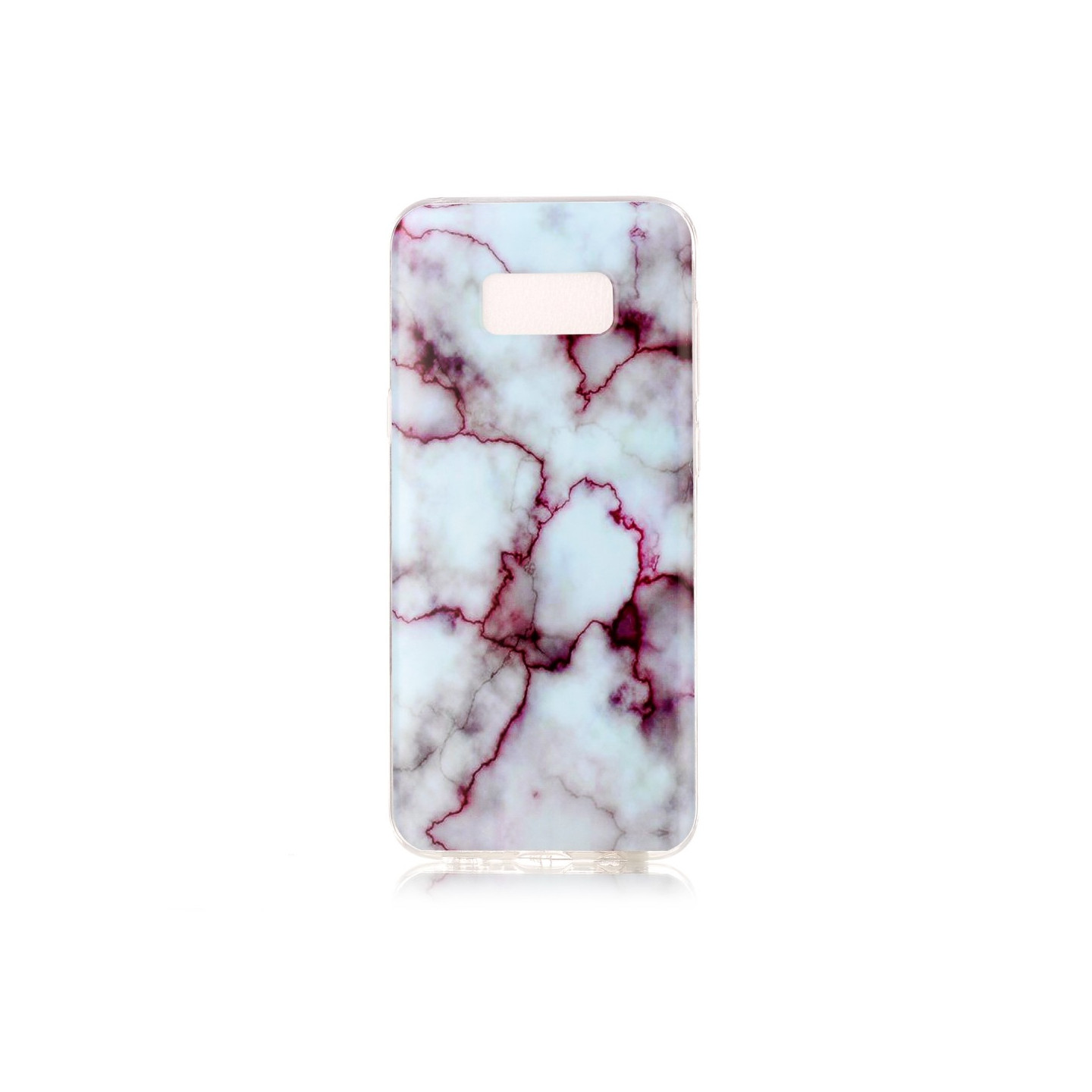 Samsung Galaxy S8 Plus TPU Marmor - Purple