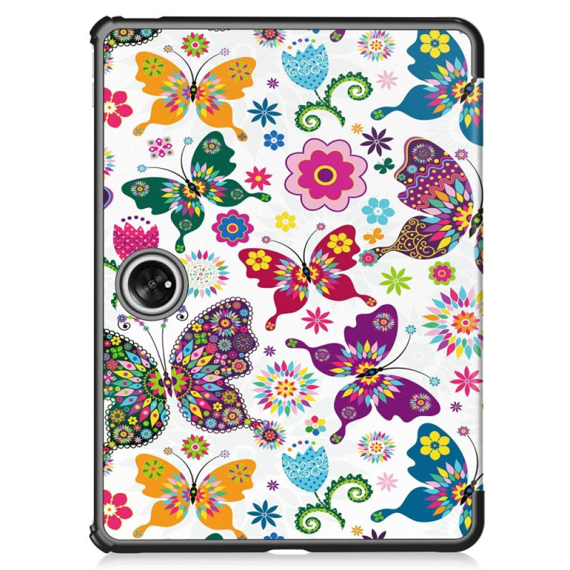 For OnePlus Pad Trifold Stand Tablet Cover Case - Butterflies