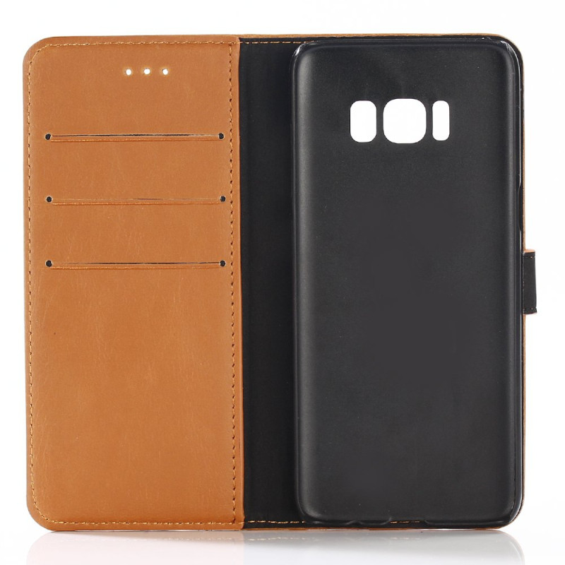 Samsung Galaxy S8 Stilrent plånbokscase LjusBrun